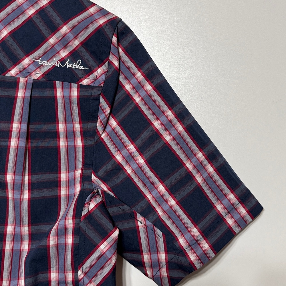 Travis Mathew Peluso Plaid Snap Button Shirt - Picture 9 of 14